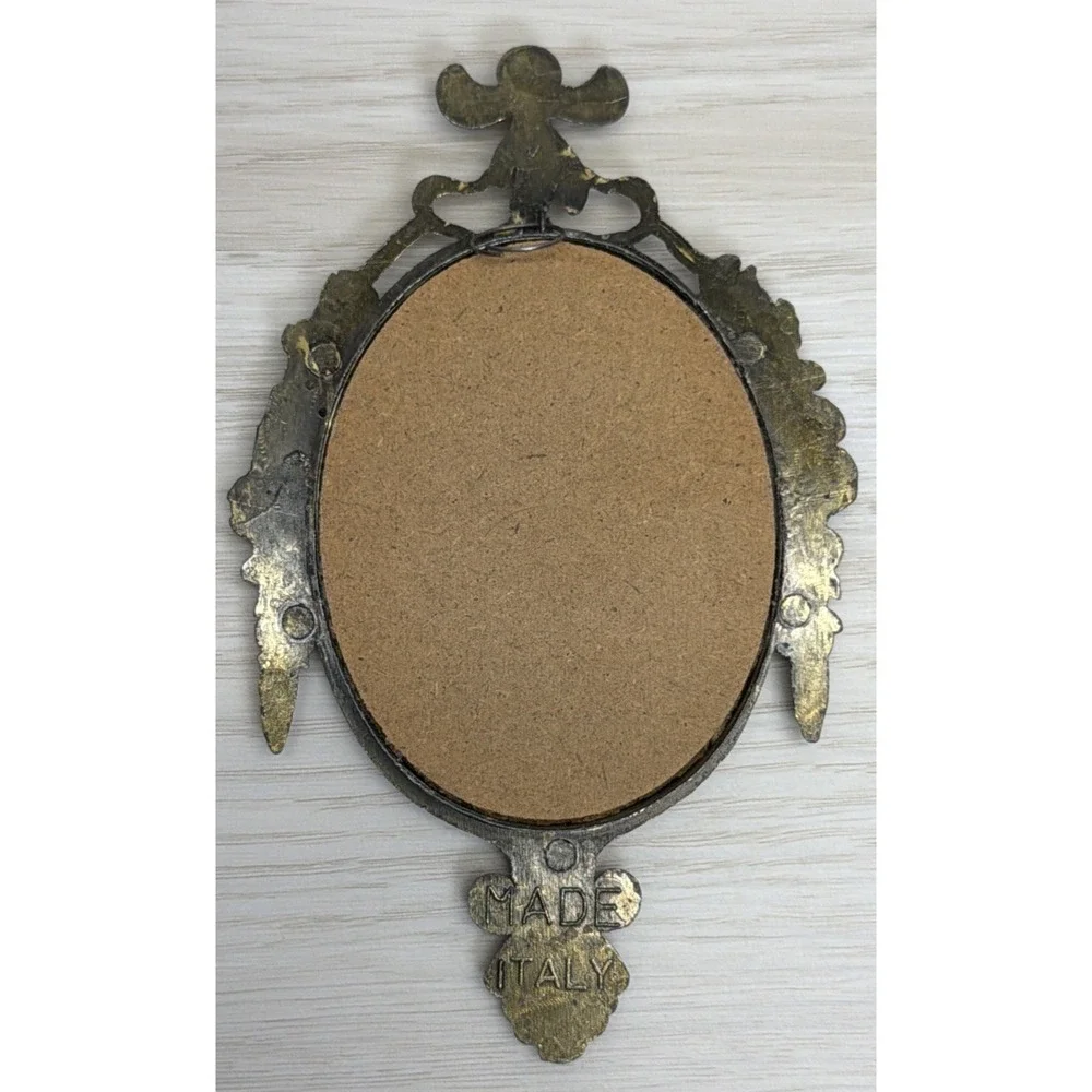Vintage Ornate Metal Frame Made In Italy Art Nouveau Set Of 3 Please Read